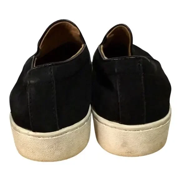 Vionic MIDI Black Suede Slip On Sneakers Women's Size 7 Comfort - Picture 5 of 8